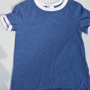 DIVIDED Blue Top